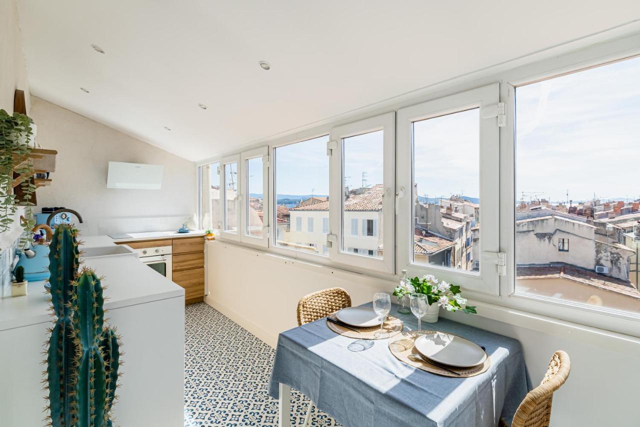 Casa Belvedere - Duplex Atypique Avec Vue Feerique & Parking Souterrain La Ciotat Exteriör bild